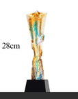 Customized High-End Colored Glaze Crystal Trophy 💎