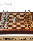 High-Grade Solid Wood Chess Set 🎁