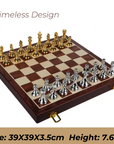 High-Grade Solid Wood Chess Set 🎁