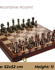 High-Grade Solid Wood Chess Set 🎁