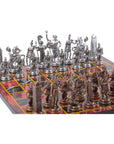 Roman Army Bronze Chess Set 