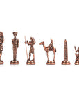 Luxury Egypt Metal Chessmen Set
