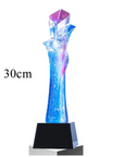 Customized High-End Colored Glaze Crystal Trophy 💎