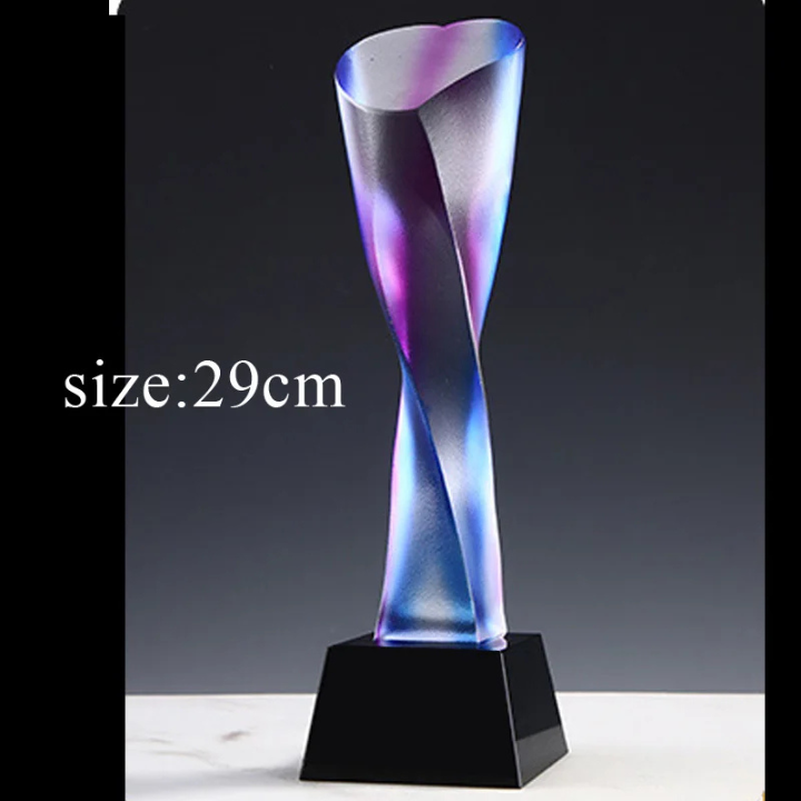 Creative High-End Colorful Crystal Trophy 💎