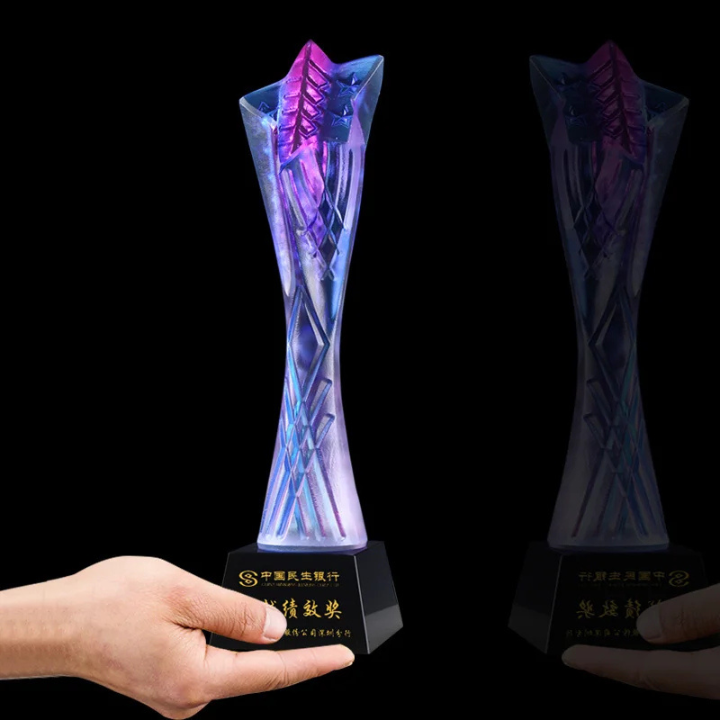 Creative High-End Colorful Crystal Trophy 💎