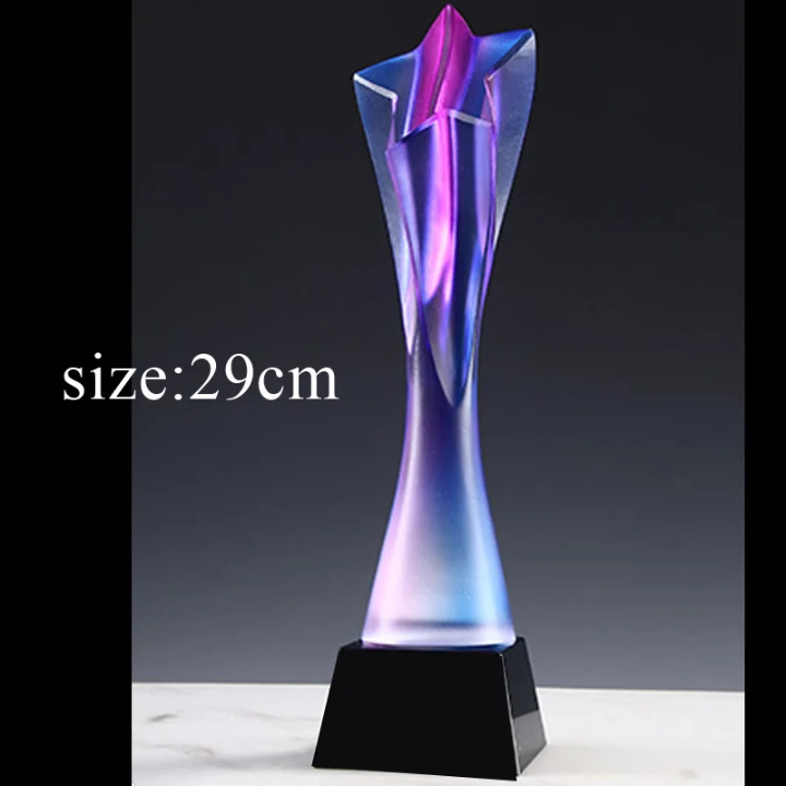 Creative High-End Colorful Crystal Trophy 💎