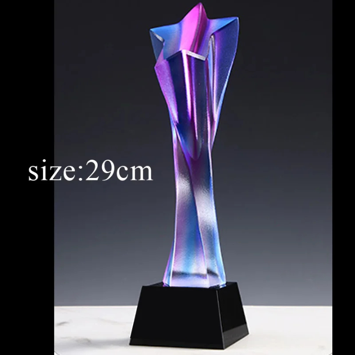 Creative High-End Colorful Crystal Trophy 💎