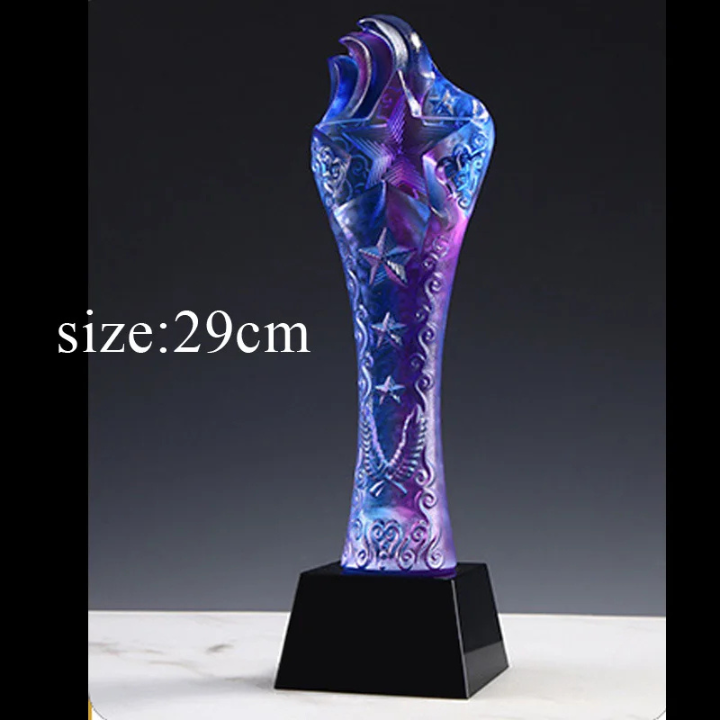 Creative High-End Colorful Crystal Trophy 💎