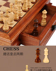 Magnetic Retro Wooden Chess Set
