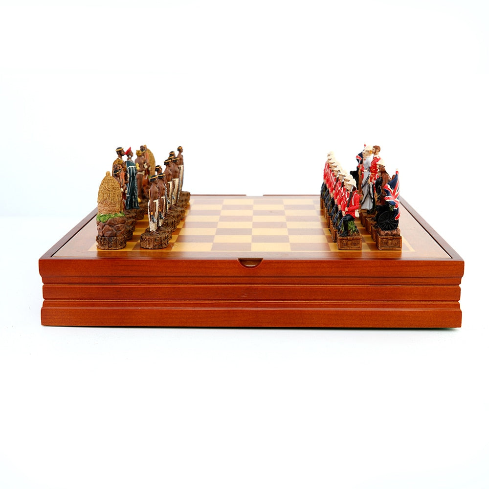 African Zulu War Chess Set