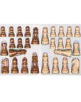 German Knight Staunton Chessmen