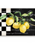 Lemon Lattice Harmony Kitchen Mat
