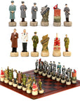 Medieval Luxury  Hand-painted Resin Chess Character