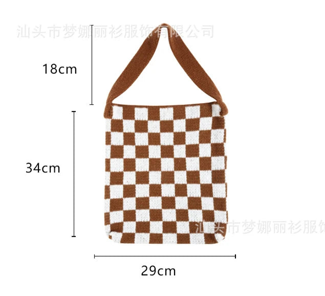 Teenager Woolen Carry Shoulder Bag 👜