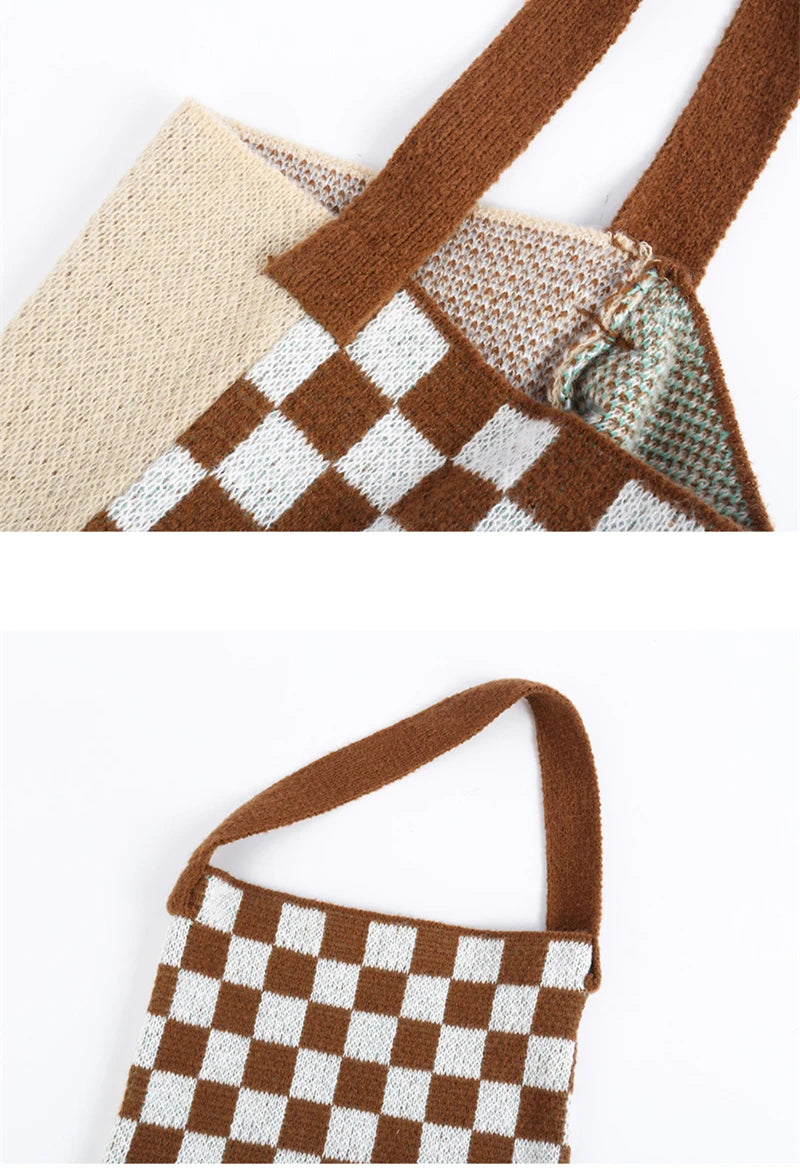 Teenager Woolen Carry Shoulder Bag 👜