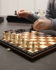 Exquisite Magnetic Wooden Chess Set