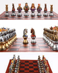 Luxury Medieval Warrior Character Themed Chess Board