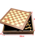 Retro Wooden Chess Set