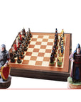 Retro Wooden Chess Set