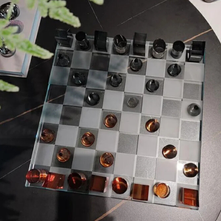 Luxury Tic Tac Toe Chessboard  🎨