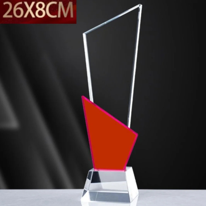 Red Crystal Trophy Decoration 💎