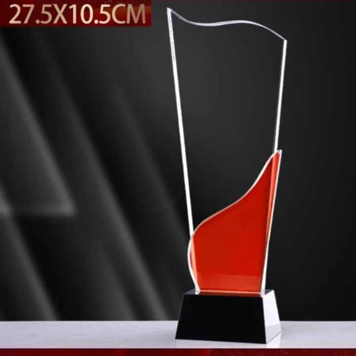 Red Crystal Trophy Decoration 💎