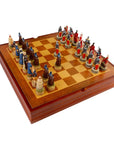 Russia VS Mongolia War Resin Chess Set