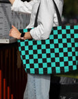 Custom Large Chess Board Game Tote Bag 👜