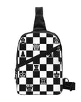 Custom Chess Sling Crossbody Backpack 👜