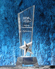 Transparent Star Crystal Trophy