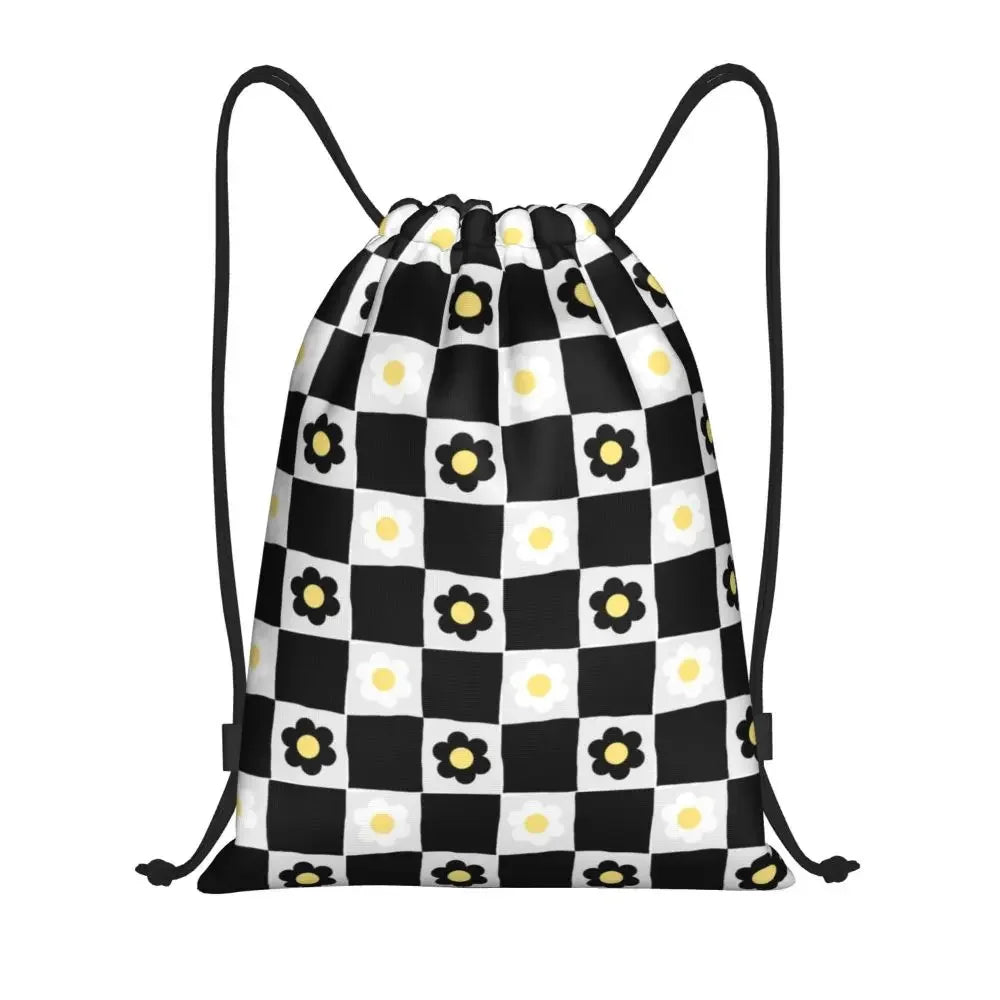 Custom Chess Drawstring Backpack 👜