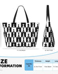 Custom Large Chess Board Game Tote Bag 👜