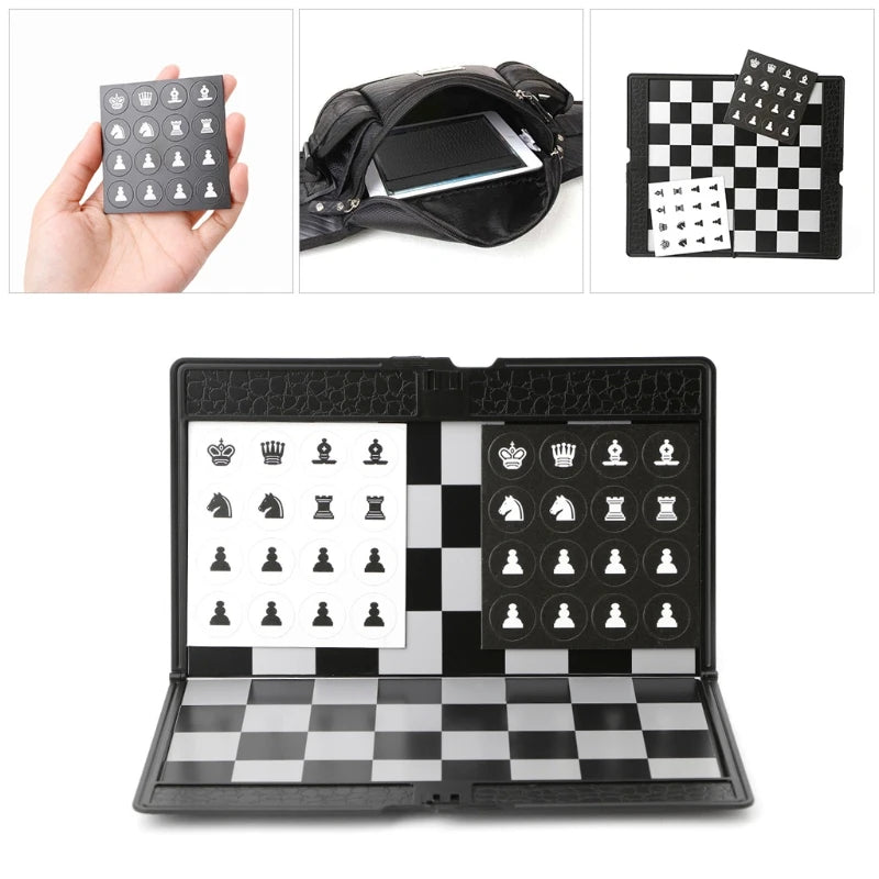 Pocket Folding Magnetic Chess Set 🧲