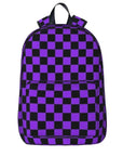 Proton Purple and Black Checkerboard Backpack 👜