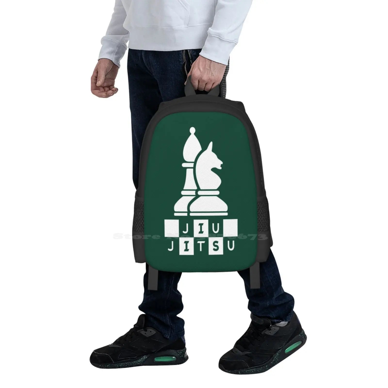 BJJ Chess Schoolbag Backpack 🎒