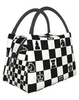 Fashion Chess Insulated Lunch Bags for Outdoor Picnic 👜