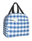 Black And White Checkered Insulated Lunch Bag for Women 🎒