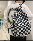 Fashion Plaid Women & Men Backpack 👜