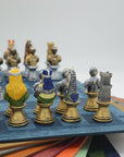 Luxury Medieval Warrior Character Themed Chess Board