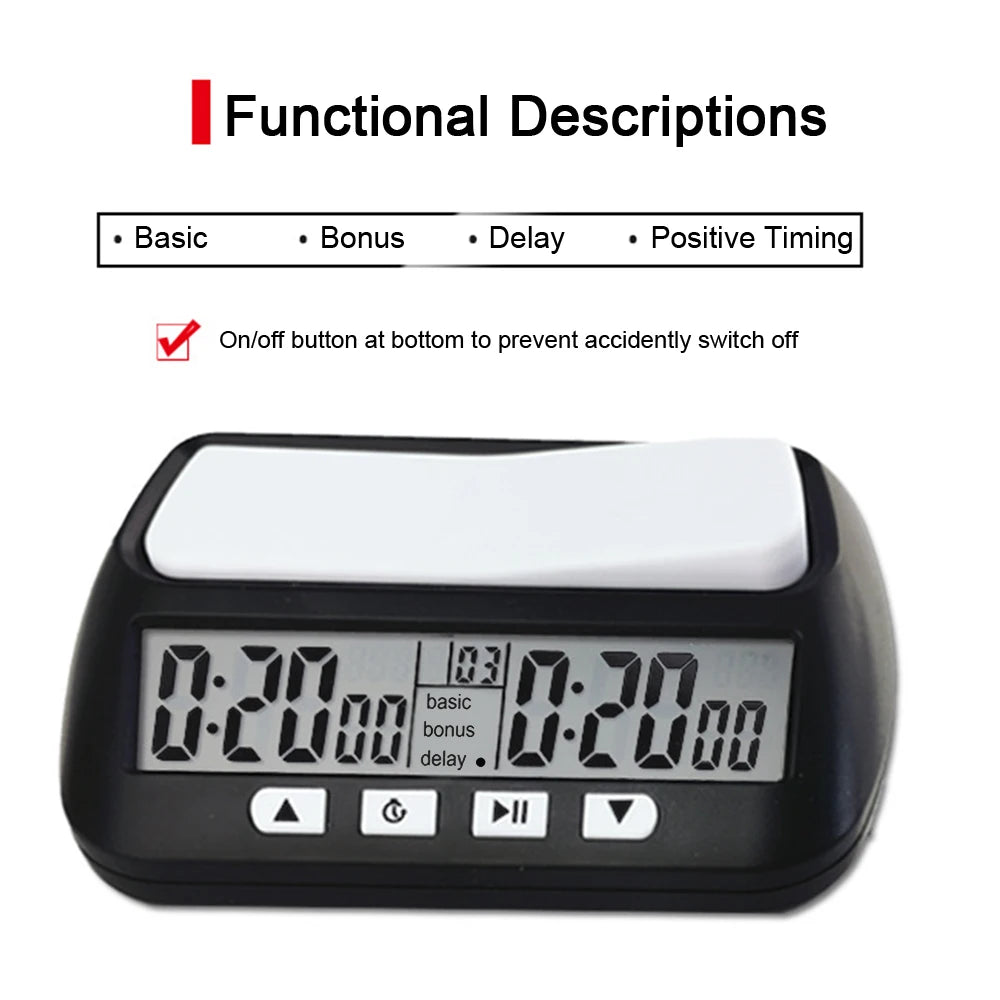 Professional Advanced Digital Chess Timer 🕰️