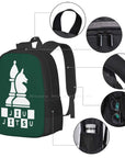 BJJ Chess Schoolbag Backpack 🎒