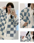 Flannel Plaid Two-Piece Velvet Pajamas