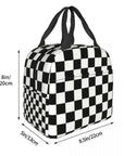 Checkerboard Insulated Lunch Bag 👜