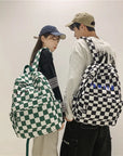 Fashion Plaid Women & Men Backpack 👜