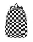 Black and White Checkerboard Backpack 🎒