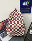 Fashion Plaid Women & Men Backpack 👜