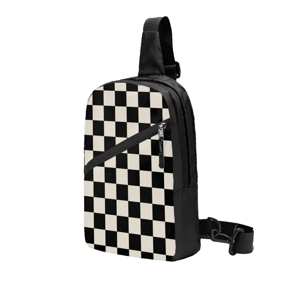 Custom Chess Sling Crossbody Backpack 👜