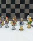 Luxury Medieval Warrior Character Themed Chess Board