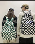 Fashion Plaid Women & Men Backpack 👜