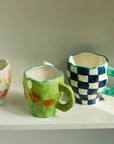 Korean Ins Style Handmade Irregular Ceramic Mug